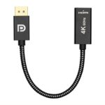 Переходник (адаптер) HDMI - DisplayPort (DP) для Oculus Rift CV1, HTC Vive и других VR с разрешением до 4k