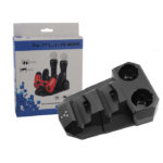 Зарядная док станция для джойстиков Dualshock 4 и PS Move 4-в-1, с индикацией