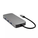 Док станция USB type C 10-в-1 для ноутбука (порт репликатор, концентратор)